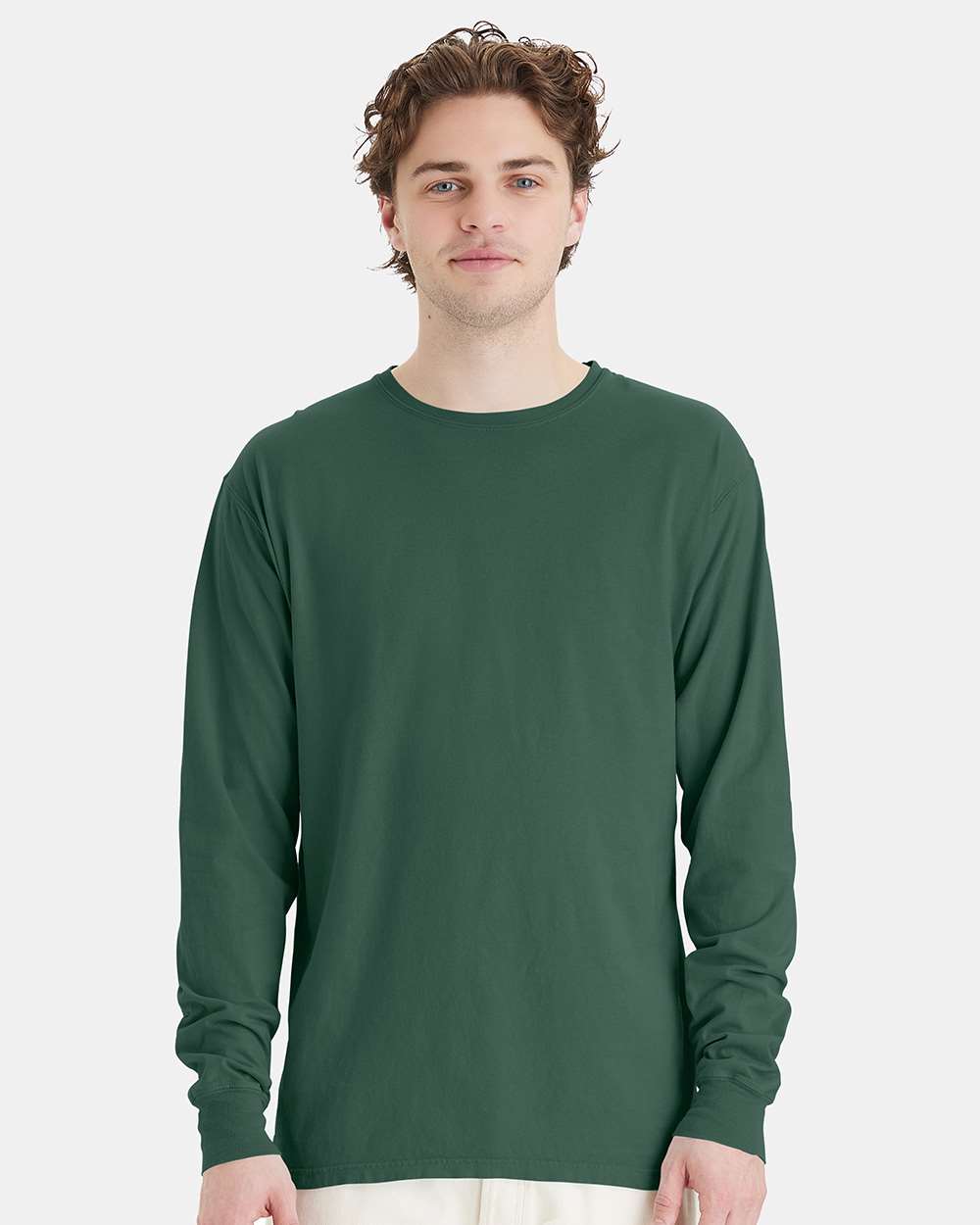 ComfortWash by Hanes-GDH200-Garment-Dyed Long Sleeve T-Shirt - Image 59