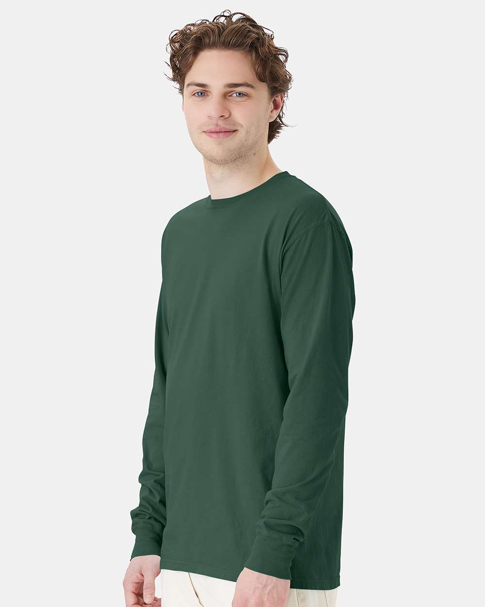 ComfortWash by Hanes-GDH200-Garment-Dyed Long Sleeve T-Shirt - Image 60
