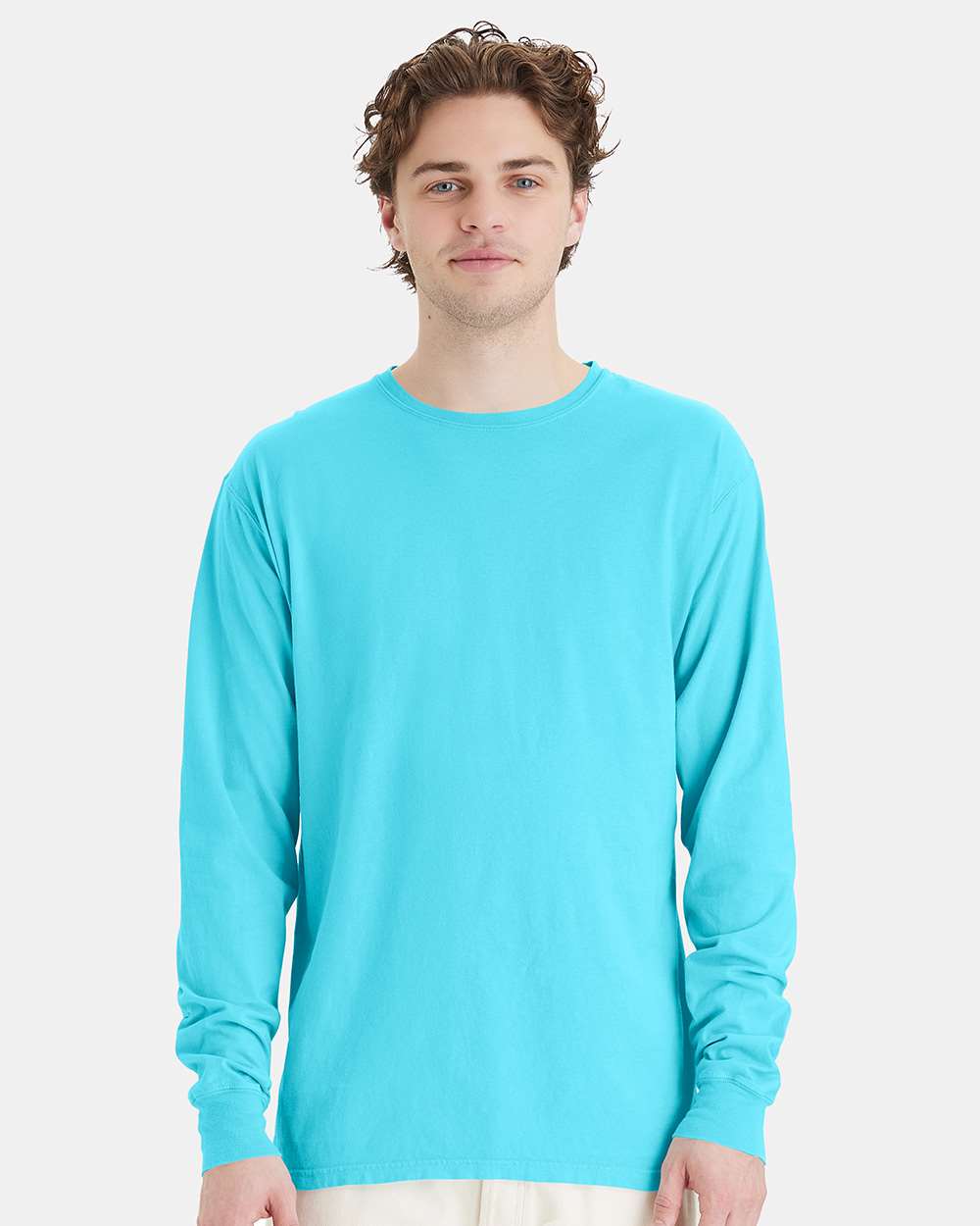 ComfortWash by Hanes-GDH200-Garment-Dyed Long Sleeve T-Shirt - Image 65