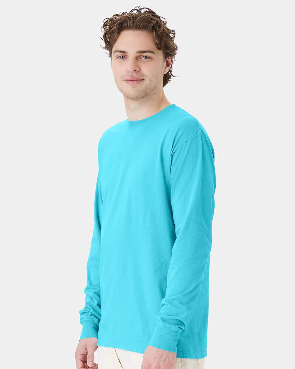 ComfortWash by Hanes-GDH200-Garment-Dyed Long Sleeve T-Shirt - Image 66