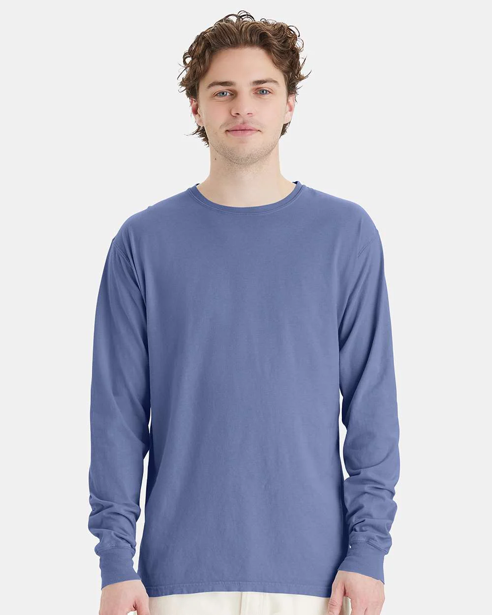 ComfortWash by Hanes-GDH200-Garment-Dyed Long Sleeve T-Shirt - Image 71