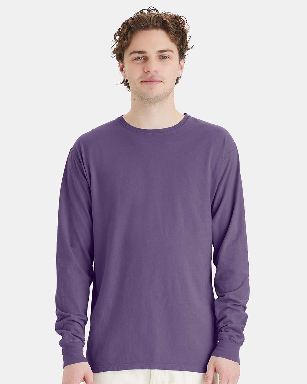 ComfortWash by Hanes-GDH200-Garment-Dyed Long Sleeve T-Shirt - Image 83