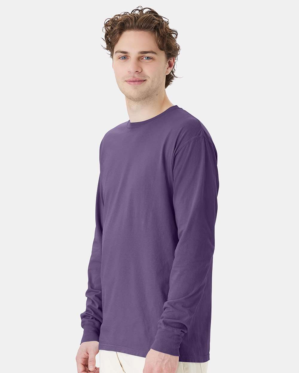 ComfortWash by Hanes-GDH200-Garment-Dyed Long Sleeve T-Shirt - Image 84