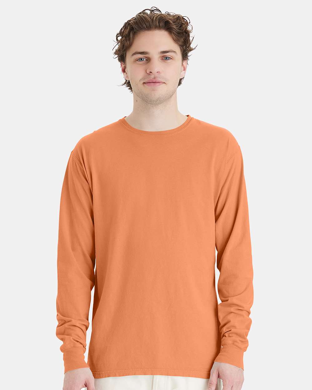 ComfortWash by Hanes-GDH200-Garment-Dyed Long Sleeve T-Shirt - Image 87