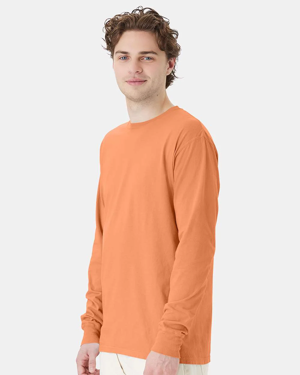 ComfortWash by Hanes-GDH200-Garment-Dyed Long Sleeve T-Shirt - Image 88