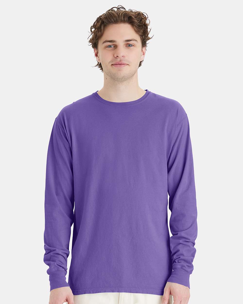 ComfortWash by Hanes-GDH200-Garment-Dyed Long Sleeve T-Shirt - Image 91