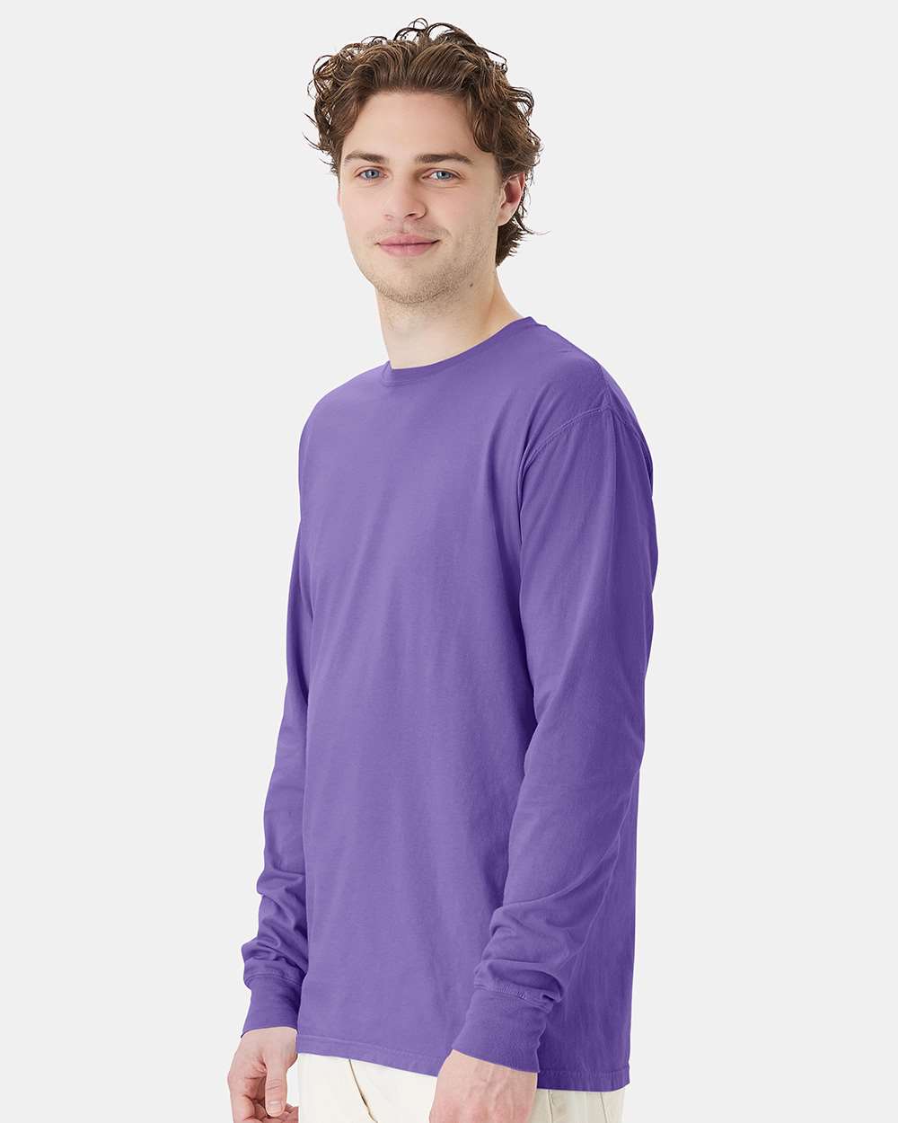 ComfortWash by Hanes-GDH200-Garment-Dyed Long Sleeve T-Shirt - Image 92
