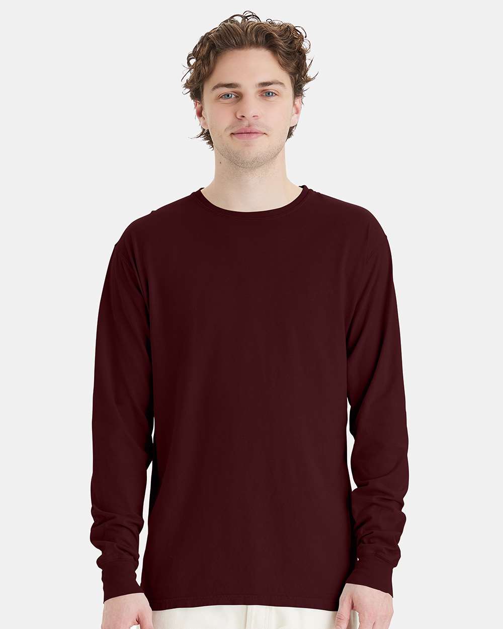 ComfortWash by Hanes-GDH200-Garment-Dyed Long Sleeve T-Shirt - Image 97