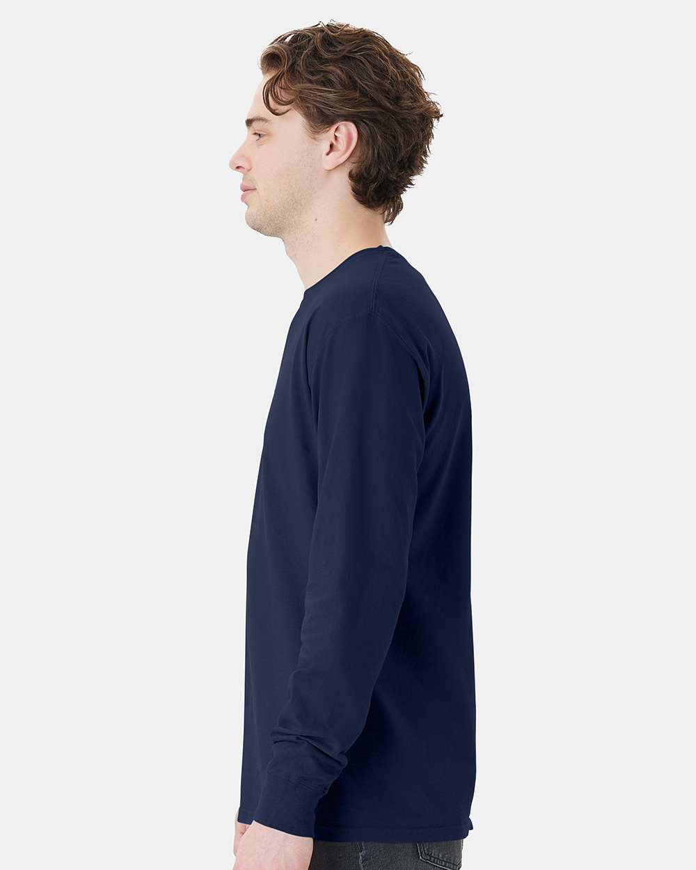 ComfortWash by Hanes-GDH250-Garment-Dyed Long Sleeve T-Shirt With a Pocket - Image 102
