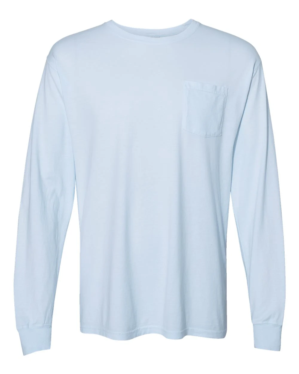 ComfortWash by Hanes-GDH250-Garment-Dyed Long Sleeve T-Shirt With a Pocket - Image 130