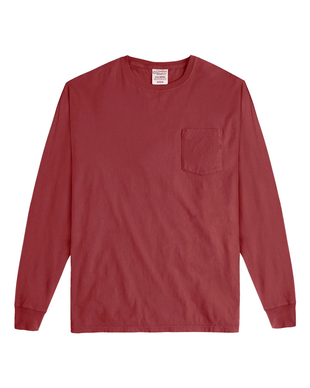 ComfortWash by Hanes-GDH250-Garment-Dyed Long Sleeve T-Shirt With a Pocket - Image 14