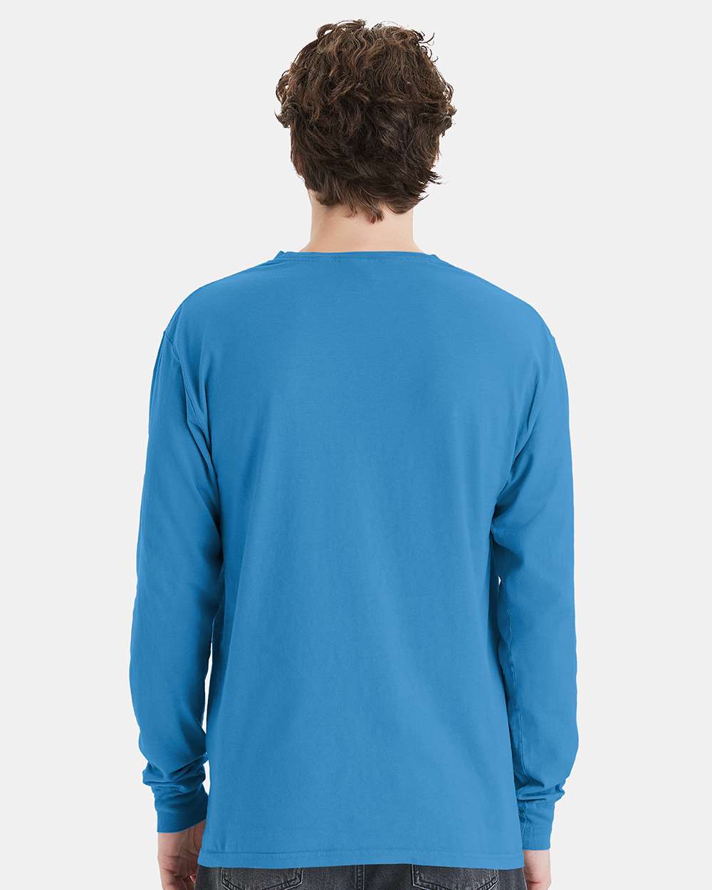 ComfortWash by Hanes-GDH250-Garment-Dyed Long Sleeve T-Shirt With a Pocket - Image 160