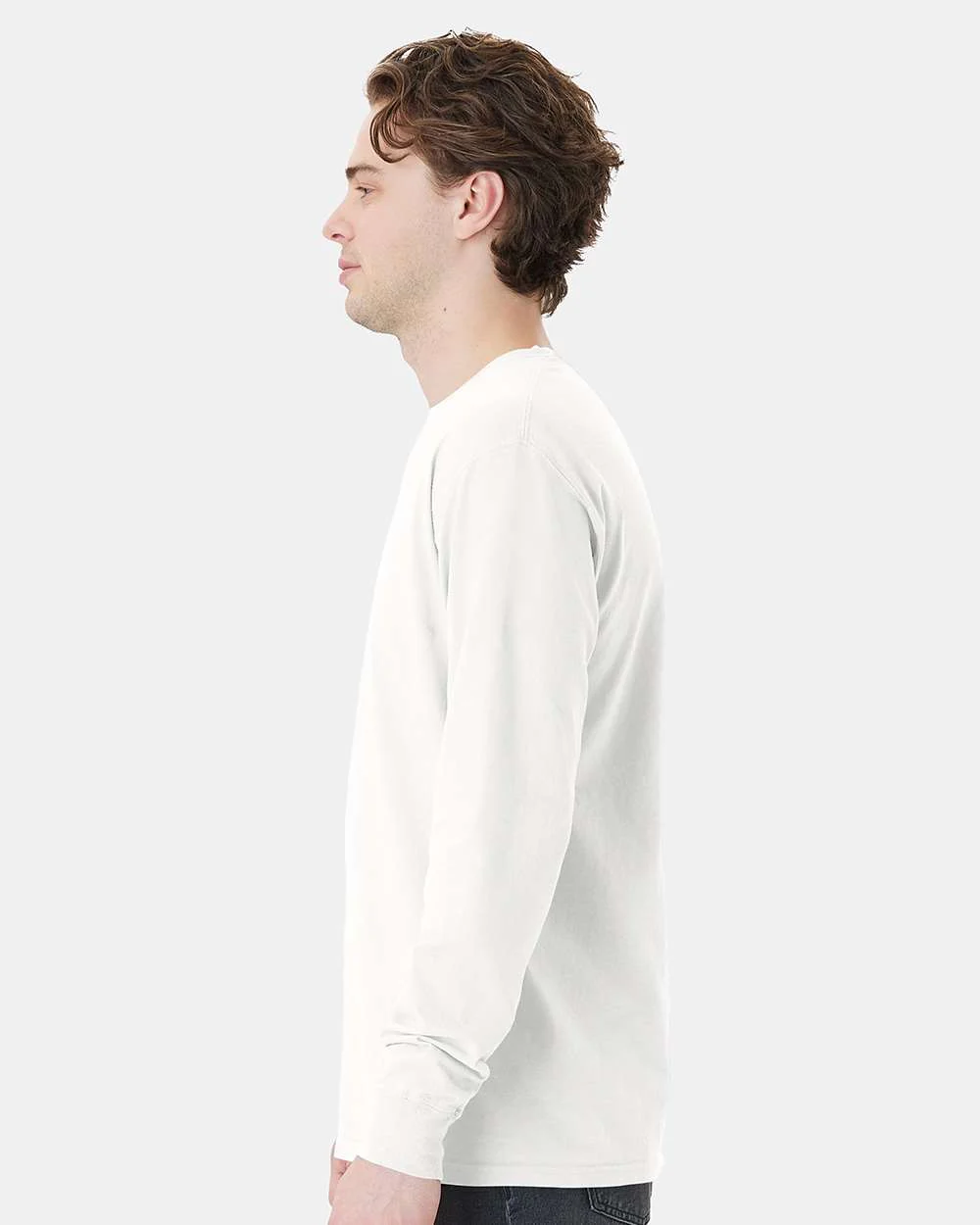 ComfortWash by Hanes-GDH250-Garment-Dyed Long Sleeve T-Shirt With a Pocket - Image 171