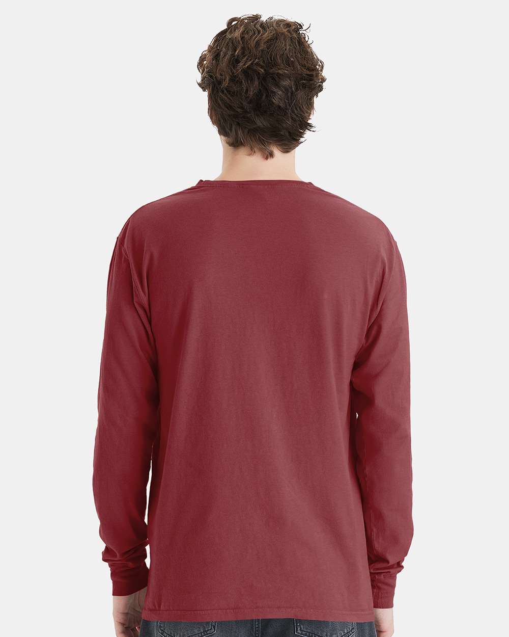 ComfortWash by Hanes-GDH250-Garment-Dyed Long Sleeve T-Shirt With a Pocket - Image 21