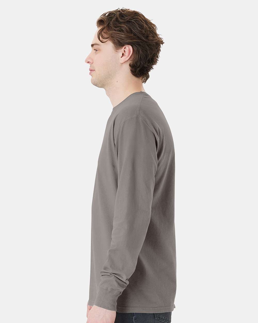 ComfortWash by Hanes-GDH250-Garment-Dyed Long Sleeve T-Shirt With a Pocket - Image 31