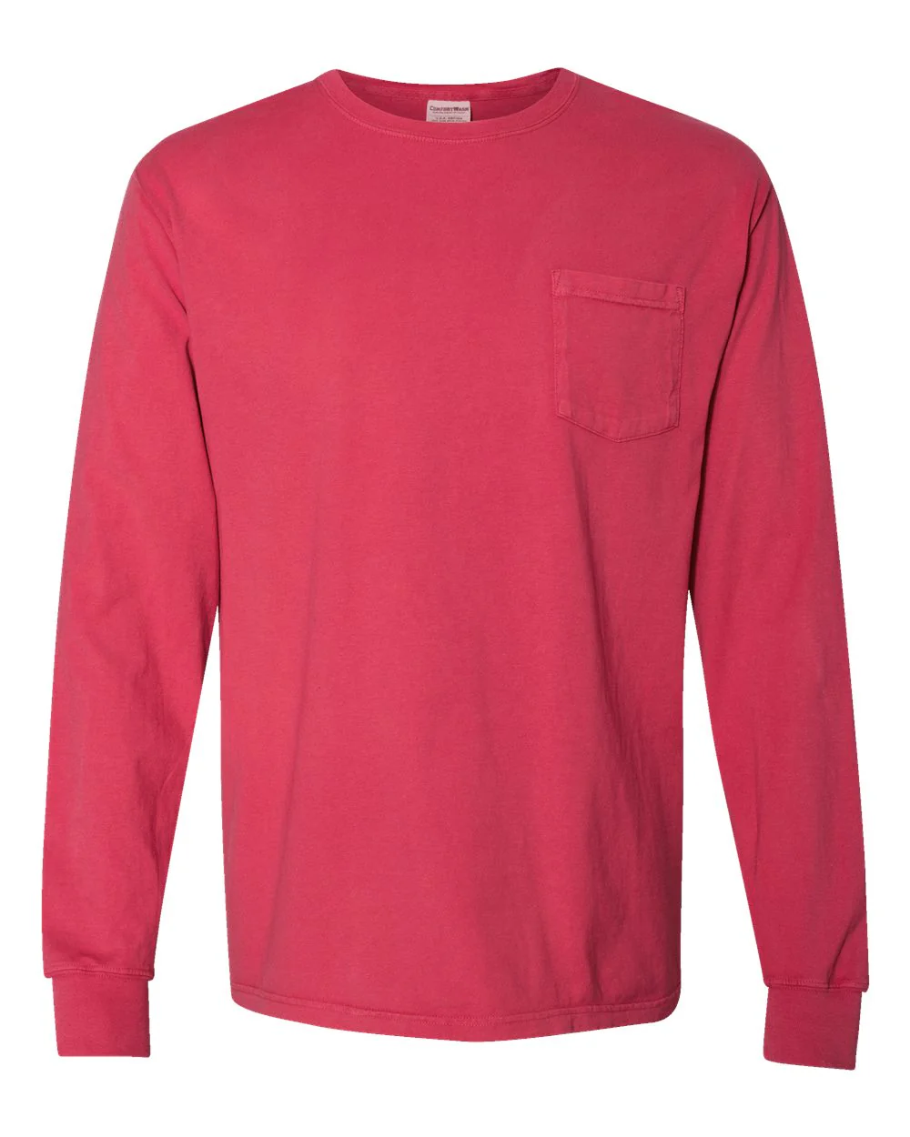ComfortWash by Hanes-GDH250-Garment-Dyed Long Sleeve T-Shirt With a Pocket - Image 34