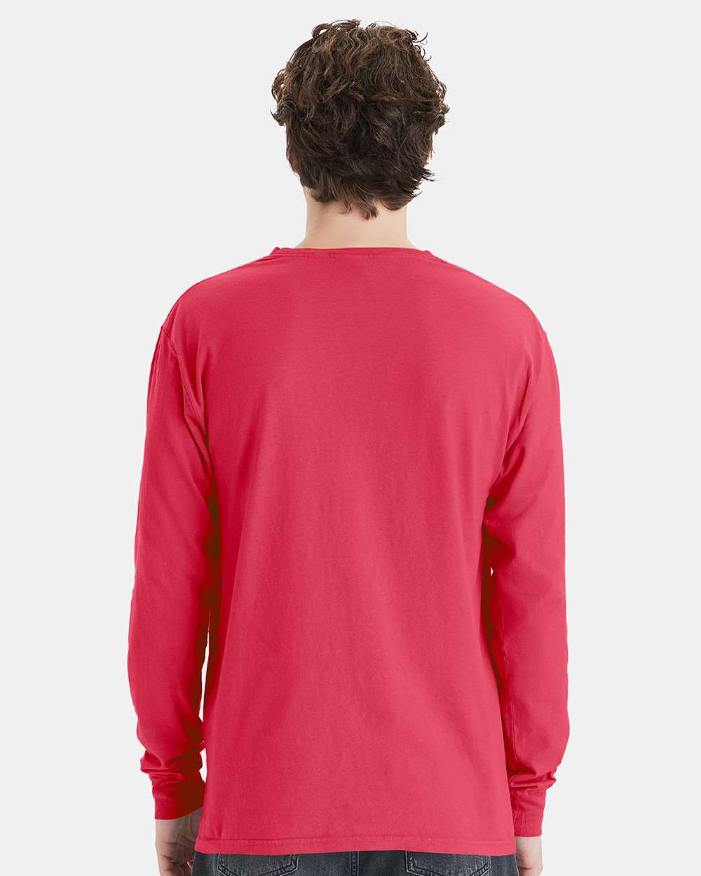 ComfortWash by Hanes-GDH250-Garment-Dyed Long Sleeve T-Shirt With a Pocket - Image 44