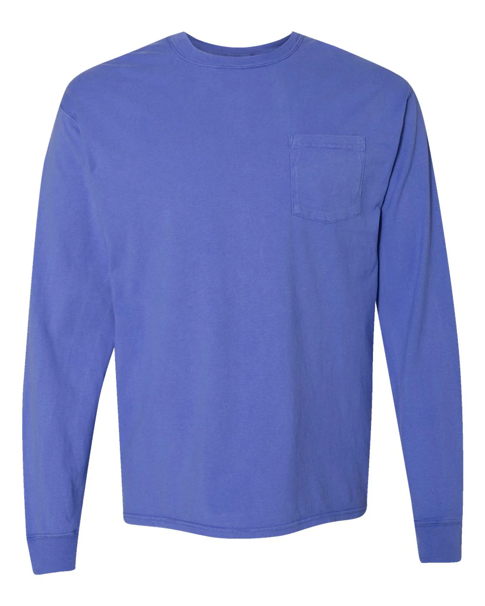 ComfortWash by Hanes-GDH250-Garment-Dyed Long Sleeve T-Shirt With a Pocket - Image 46