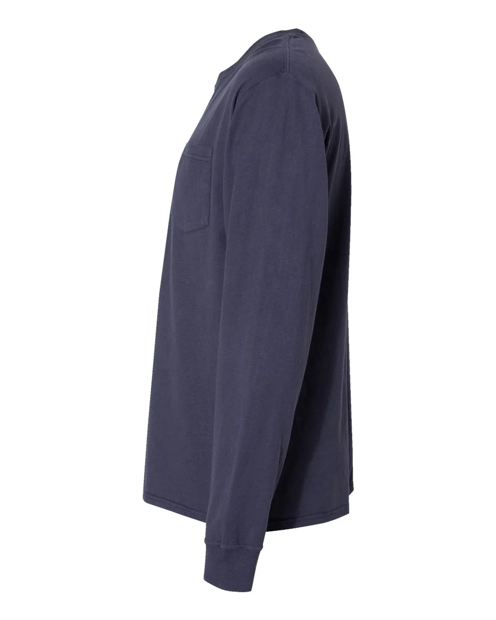 ComfortWash by Hanes-GDH250-Garment-Dyed Long Sleeve T-Shirt With a Pocket - Image 5