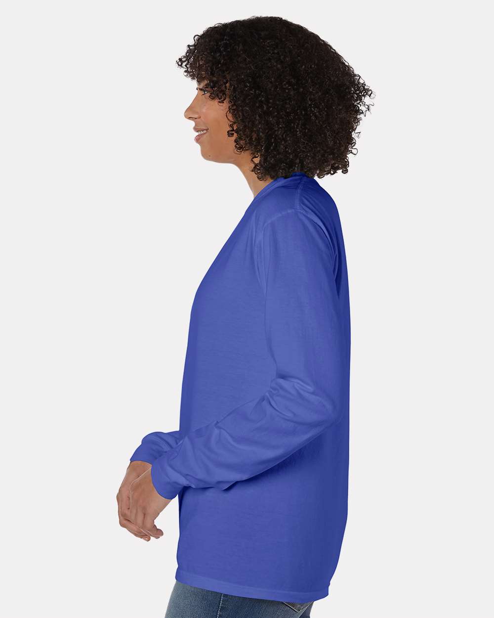 ComfortWash by Hanes-GDH250-Garment-Dyed Long Sleeve T-Shirt With a Pocket - Image 55