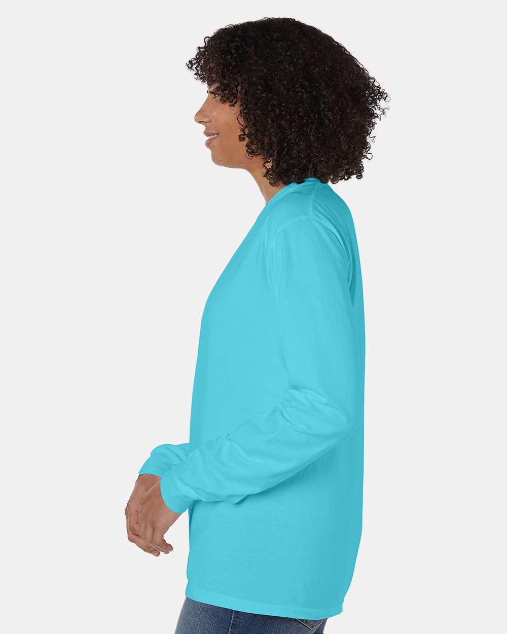 ComfortWash by Hanes-GDH250-Garment-Dyed Long Sleeve T-Shirt With a Pocket - Image 63