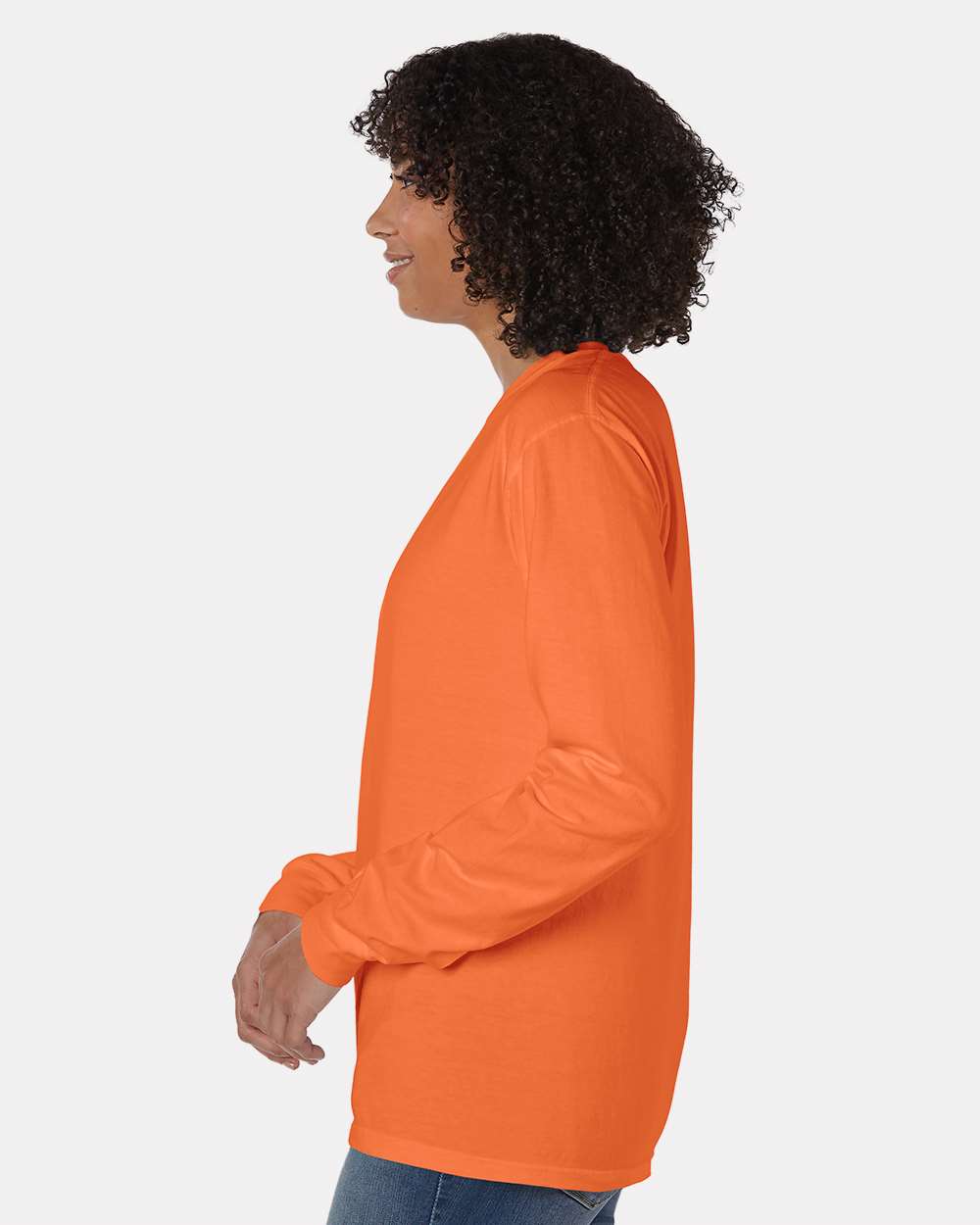 ComfortWash by Hanes-GDH250-Garment-Dyed Long Sleeve T-Shirt With a Pocket - Image 71