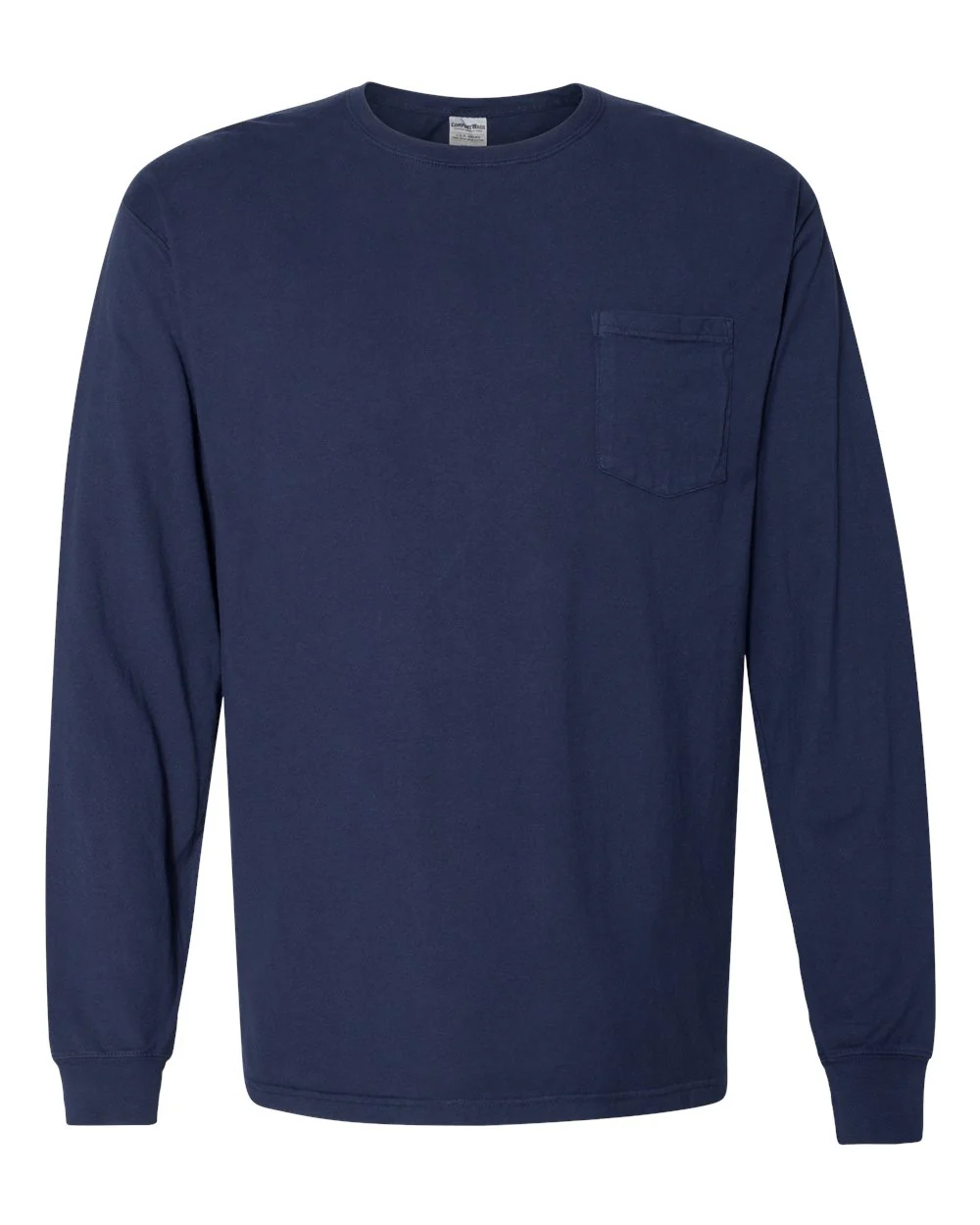 ComfortWash by Hanes-GDH250-Garment-Dyed Long Sleeve T-Shirt With a Pocket - Image 95