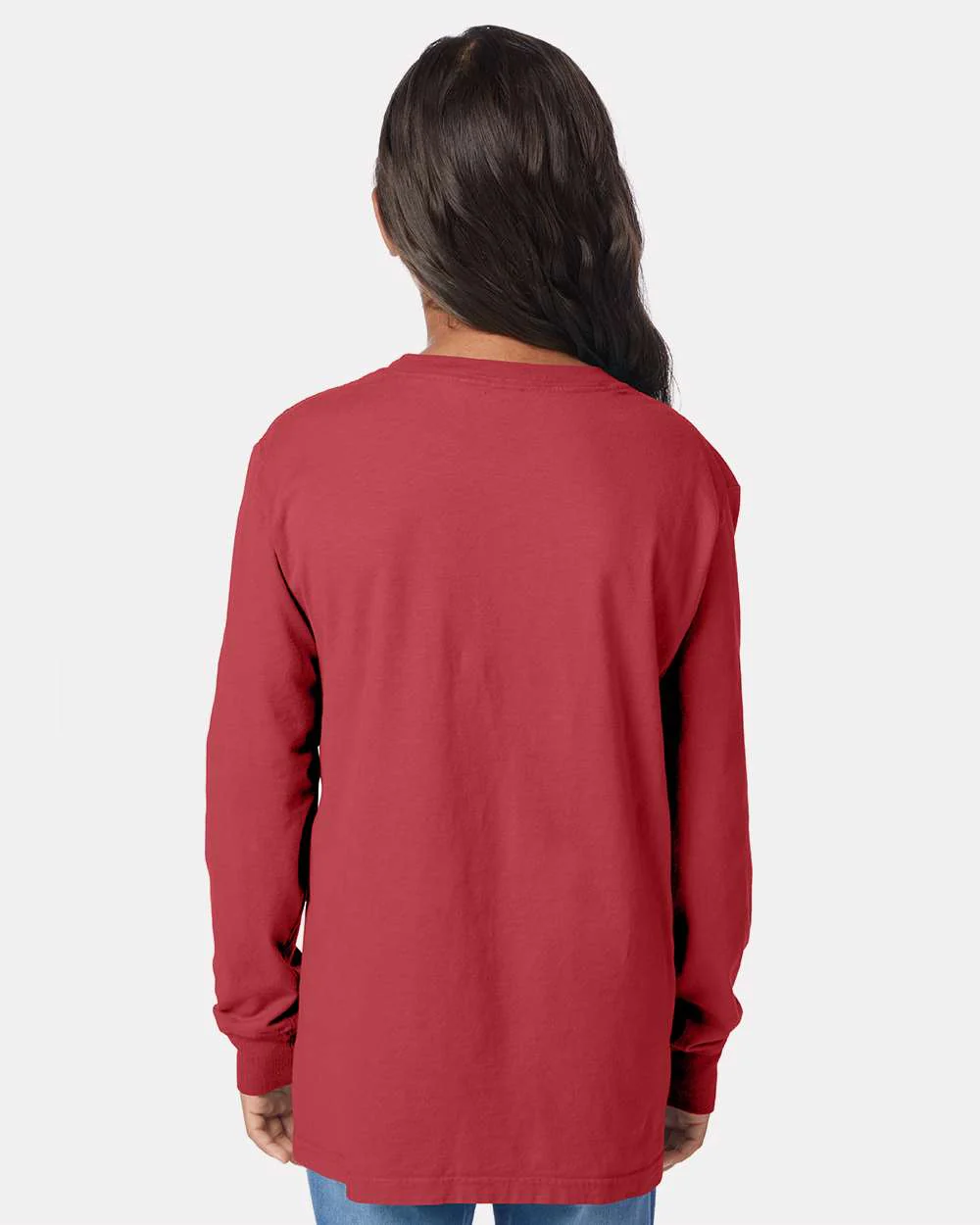 ComfortWash by Hanes-GDH275-Garment-Dyed Youth Long Sleeve T-Shirt - Image 10
