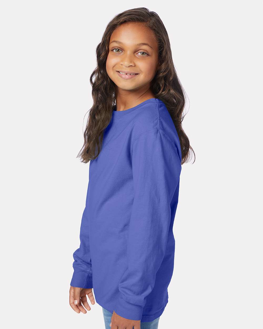 ComfortWash by Hanes-GDH275-Garment-Dyed Youth Long Sleeve T-Shirt - Image 13