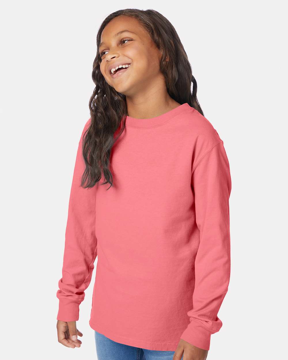 ComfortWash by Hanes-GDH275-Garment-Dyed Youth Long Sleeve T-Shirt - Image 46