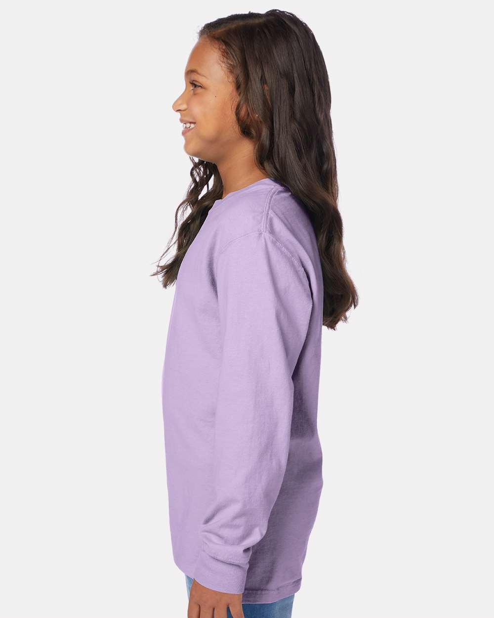 ComfortWash by Hanes-GDH275-Garment-Dyed Youth Long Sleeve T-Shirt - Image 60