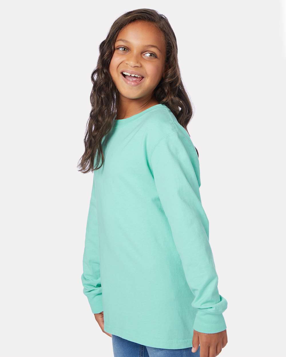 ComfortWash by Hanes-GDH275-Garment-Dyed Youth Long Sleeve T-Shirt - Image 64