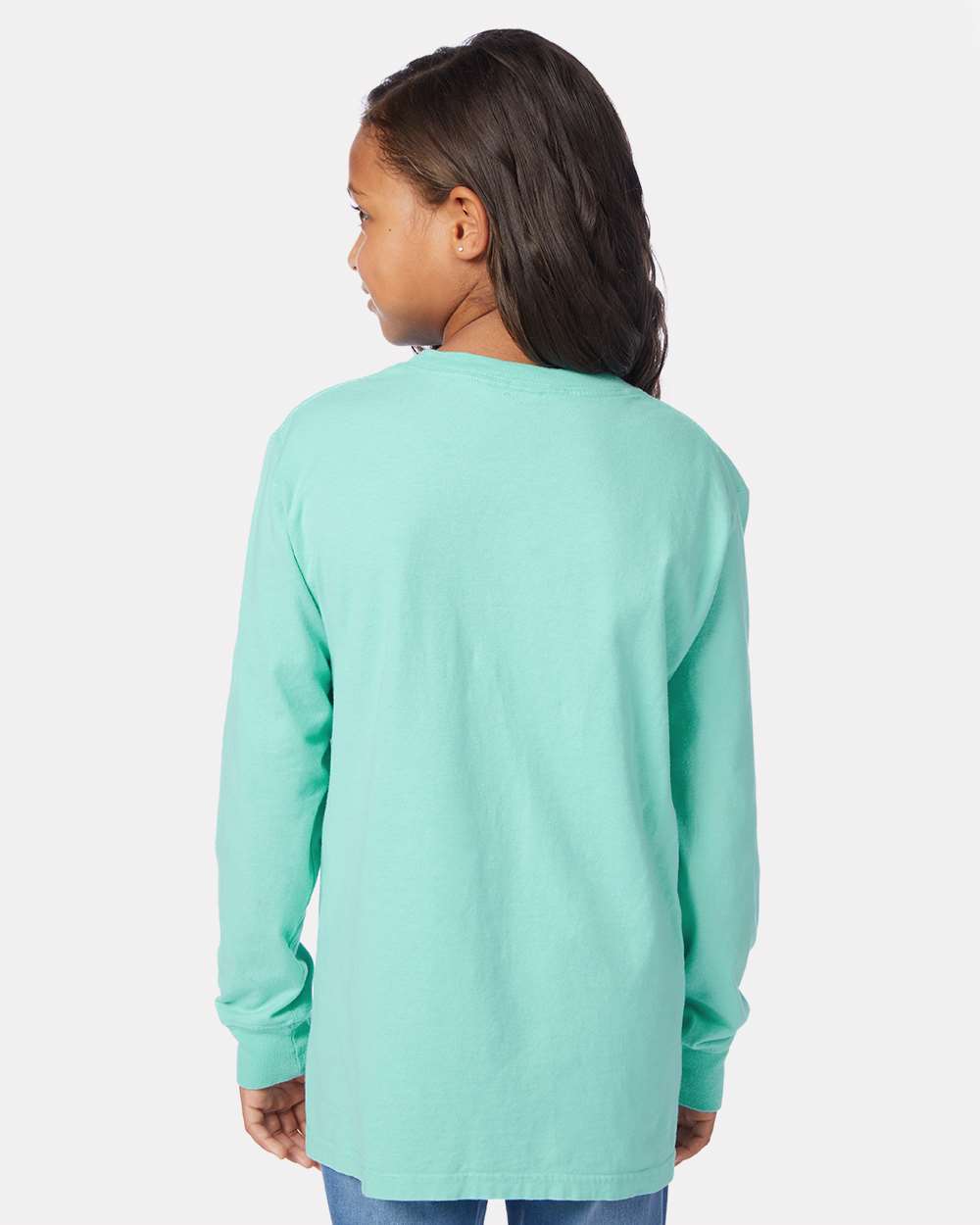 ComfortWash by Hanes-GDH275-Garment-Dyed Youth Long Sleeve T-Shirt - Image 65