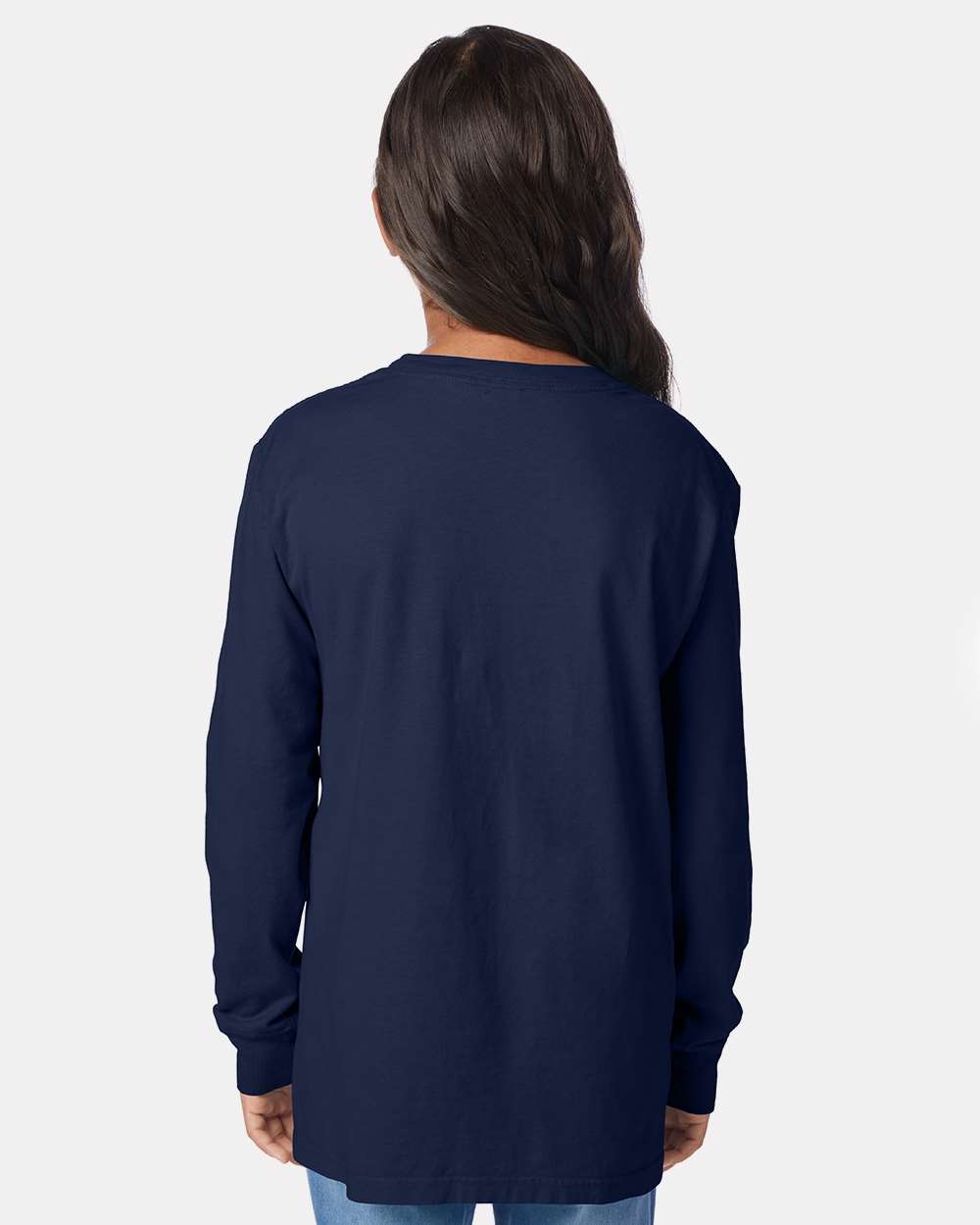 ComfortWash by Hanes-GDH275-Garment-Dyed Youth Long Sleeve T-Shirt - Image 70