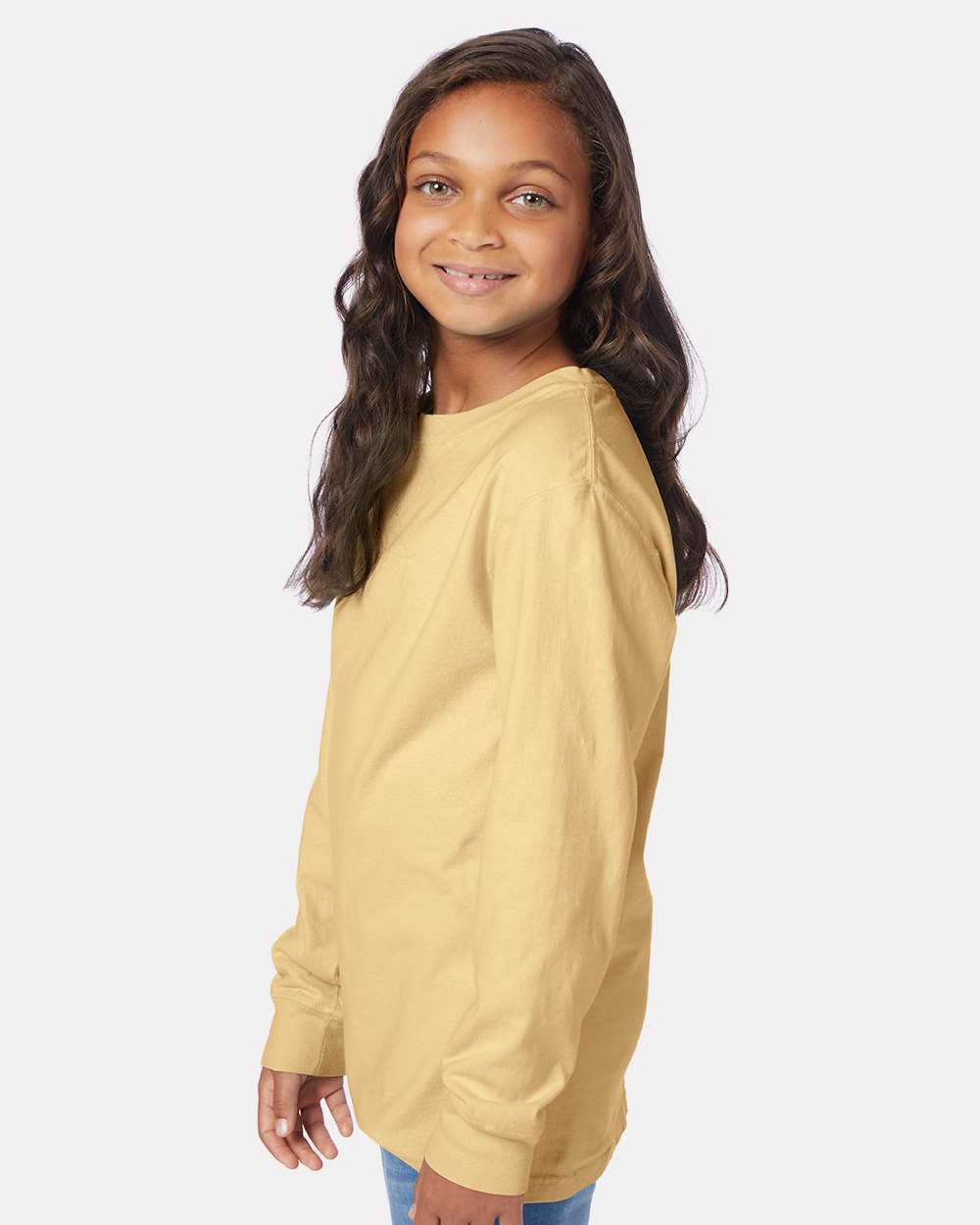 ComfortWash by Hanes-GDH275-Garment-Dyed Youth Long Sleeve T-Shirt - Image 80