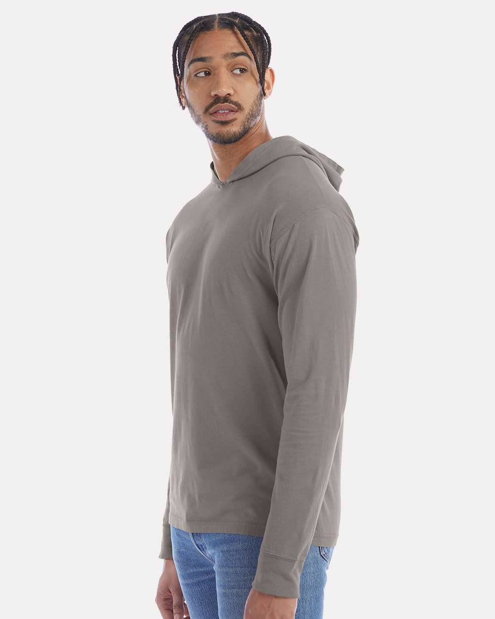 ComfortWash by Hanes-GDH280-Garment-Dyed Jersey Hooded Long Sleeve T-Shirt - Image 12