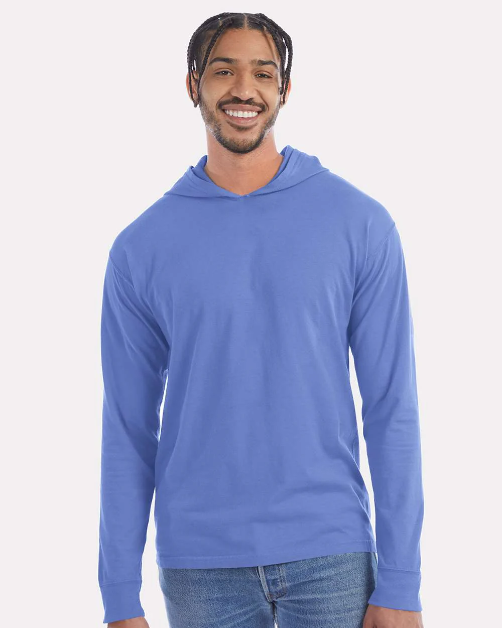 ComfortWash by Hanes-GDH280-Garment-Dyed Jersey Hooded Long Sleeve T-Shirt - Image 23