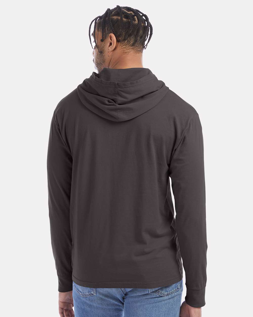 ComfortWash by Hanes-GDH280-Garment-Dyed Jersey Hooded Long Sleeve T-Shirt - Image 31