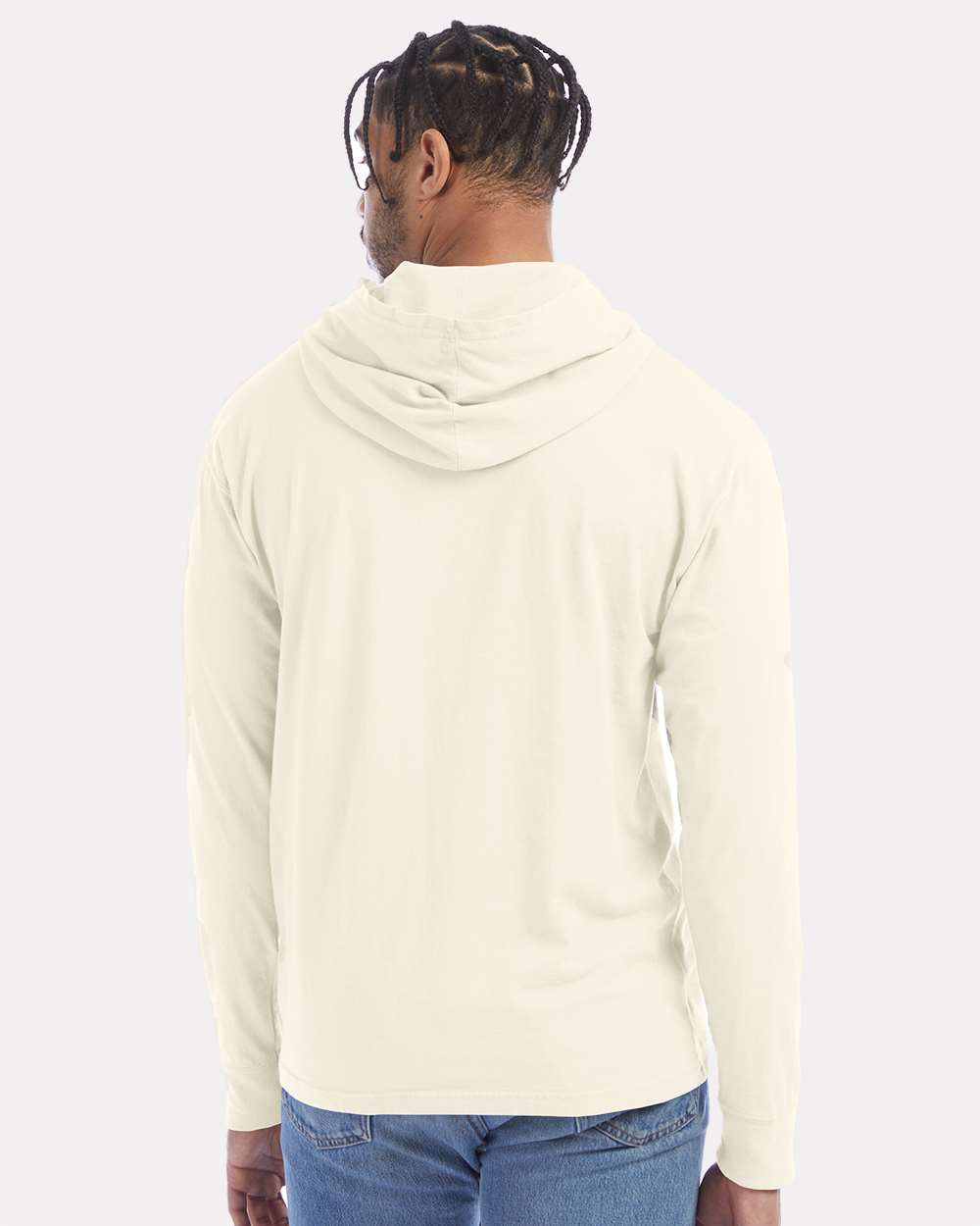 ComfortWash by Hanes-GDH280-Garment-Dyed Jersey Hooded Long Sleeve T-Shirt - Image 37