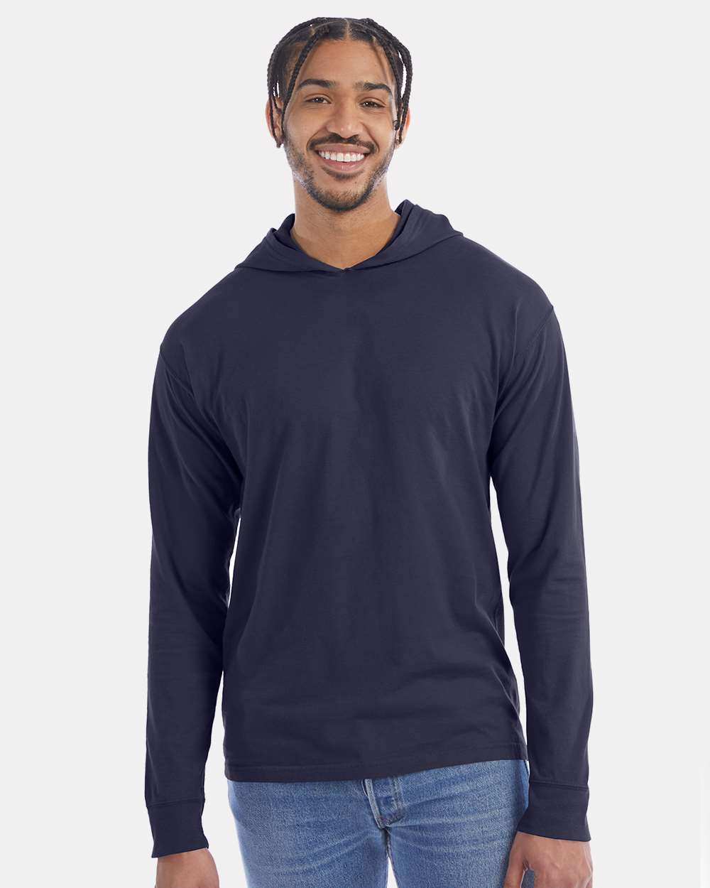 ComfortWash by Hanes-GDH280-Garment-Dyed Jersey Hooded Long Sleeve T-Shirt - Image 47