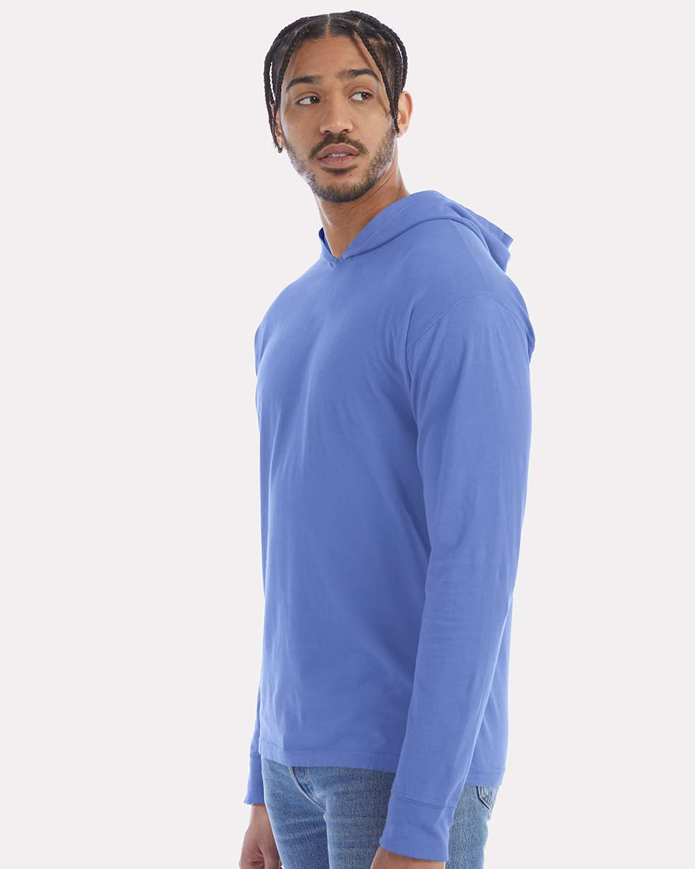 ComfortWash by Hanes-GDH280-Garment-Dyed Jersey Hooded Long Sleeve T-Shirt - Image 66