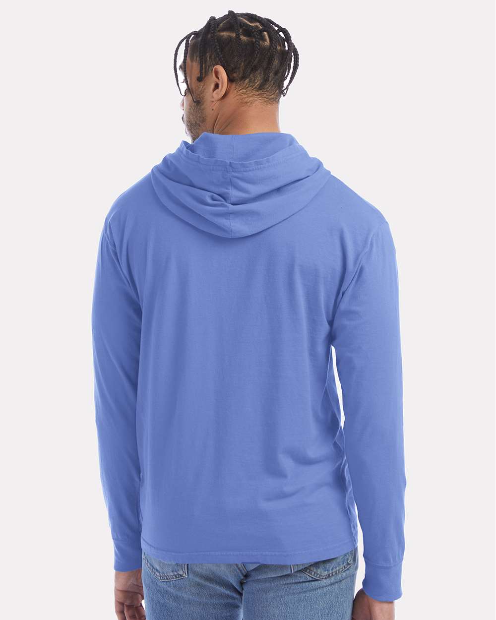 ComfortWash by Hanes-GDH280-Garment-Dyed Jersey Hooded Long Sleeve T-Shirt - Image 67