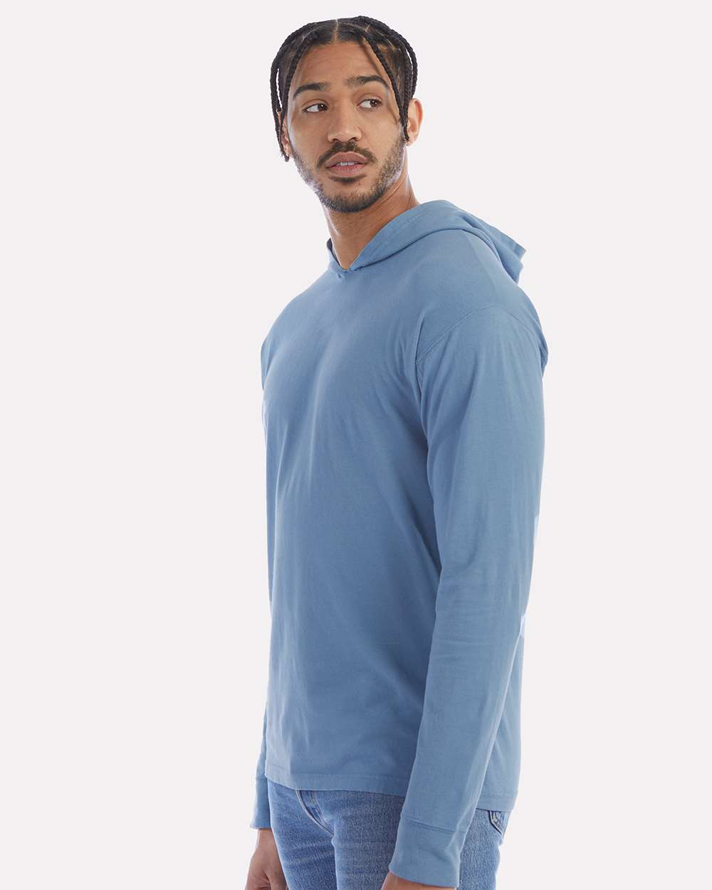 ComfortWash by Hanes-GDH280-Garment-Dyed Jersey Hooded Long Sleeve T-Shirt - Image 84