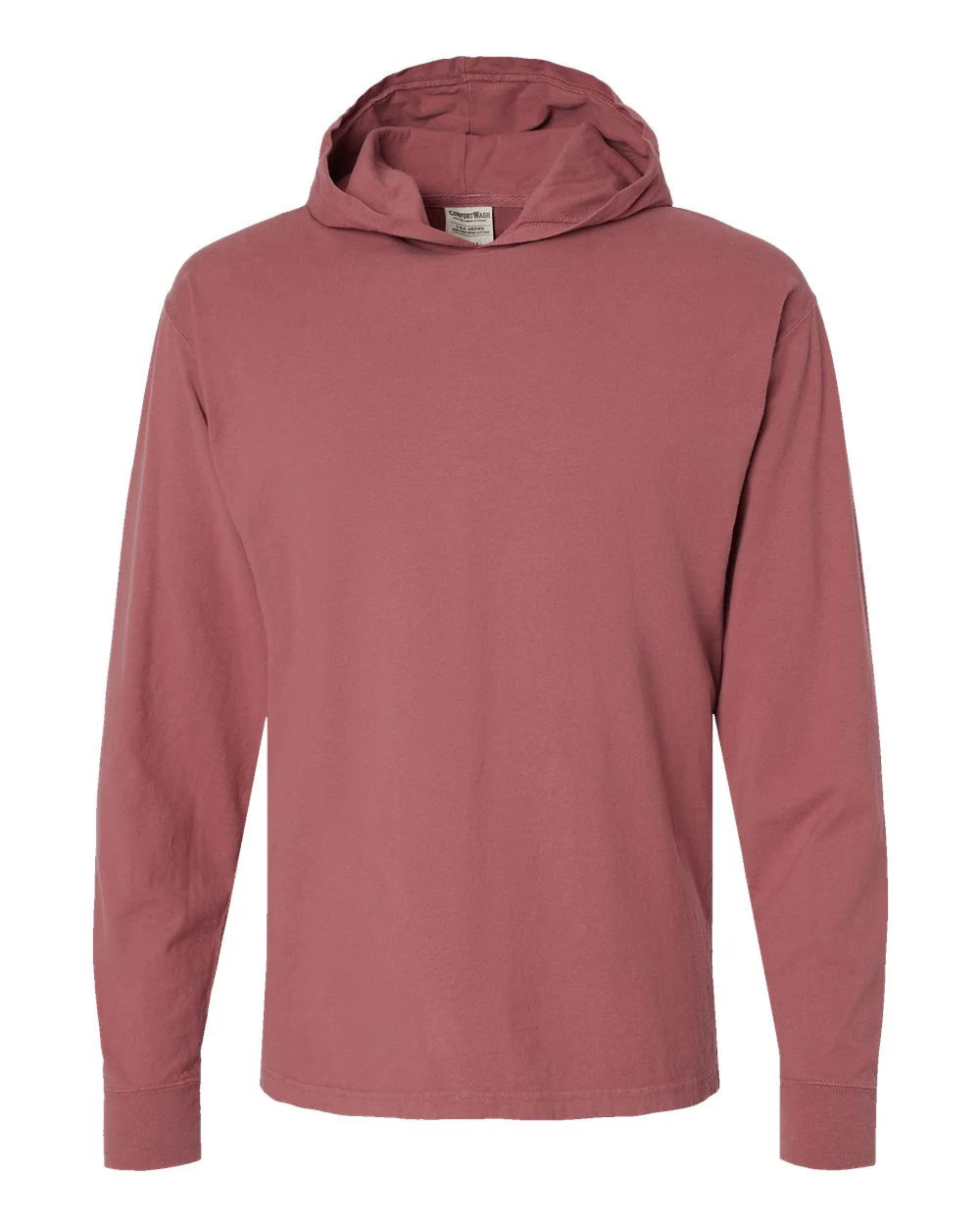 ComfortWash by Hanes-GDH280-Garment-Dyed Jersey Hooded Long Sleeve T-Shirt - Image 87
