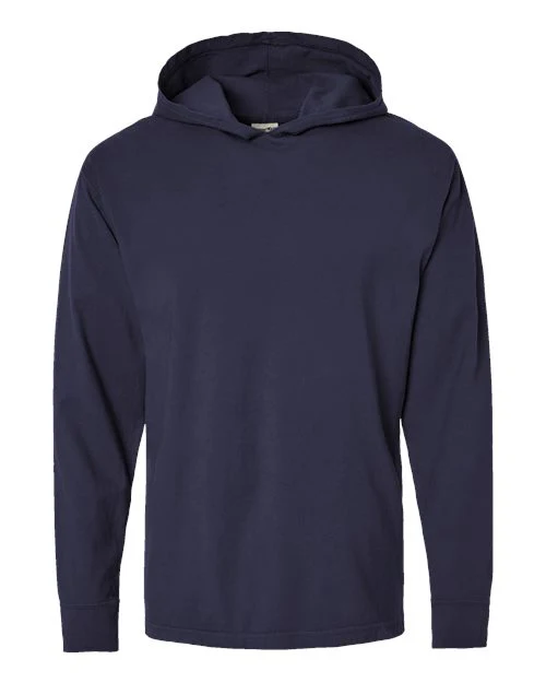 ComfortWash by Hanes-GDH280-Garment-Dyed Jersey Hooded Long Sleeve T-Shirt - Image 92