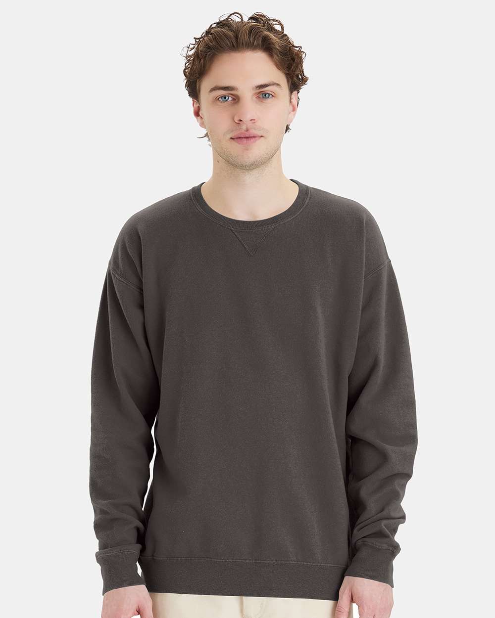 ComfortWash by Hanes-GDH400-Garment-Dyed Crewneck Sweatshirt - Image 104