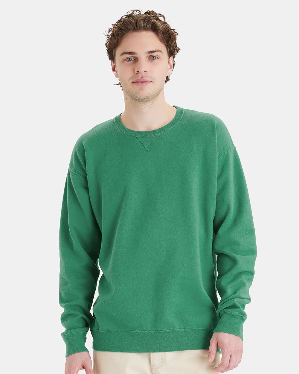 ComfortWash by Hanes-GDH400-Garment-Dyed Crewneck Sweatshirt - Image 116