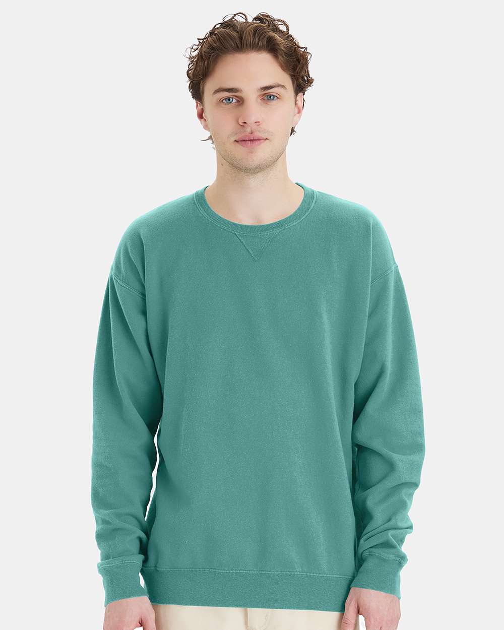 ComfortWash by Hanes-GDH400-Garment-Dyed Crewneck Sweatshirt - Image 134