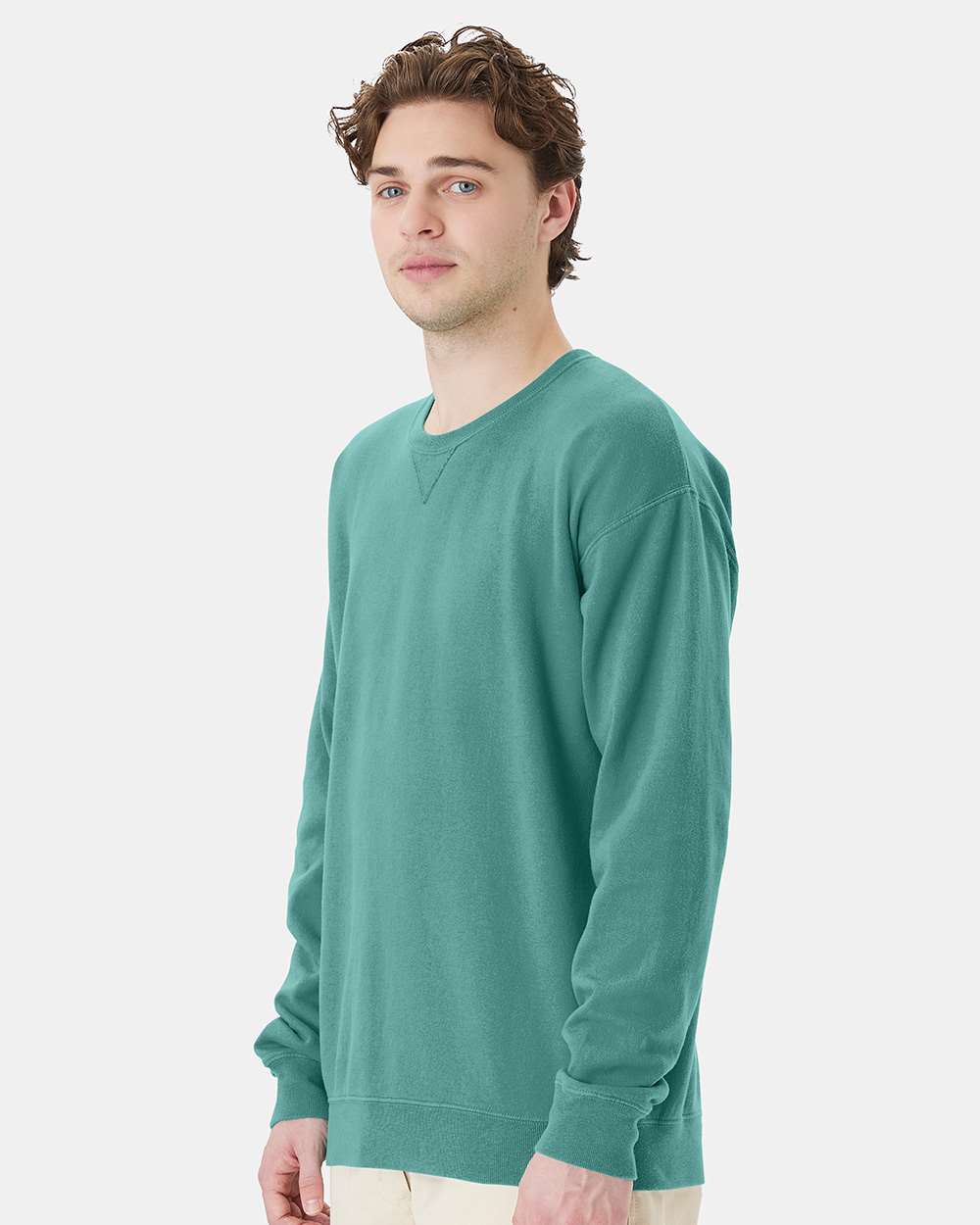 ComfortWash by Hanes-GDH400-Garment-Dyed Crewneck Sweatshirt - Image 135