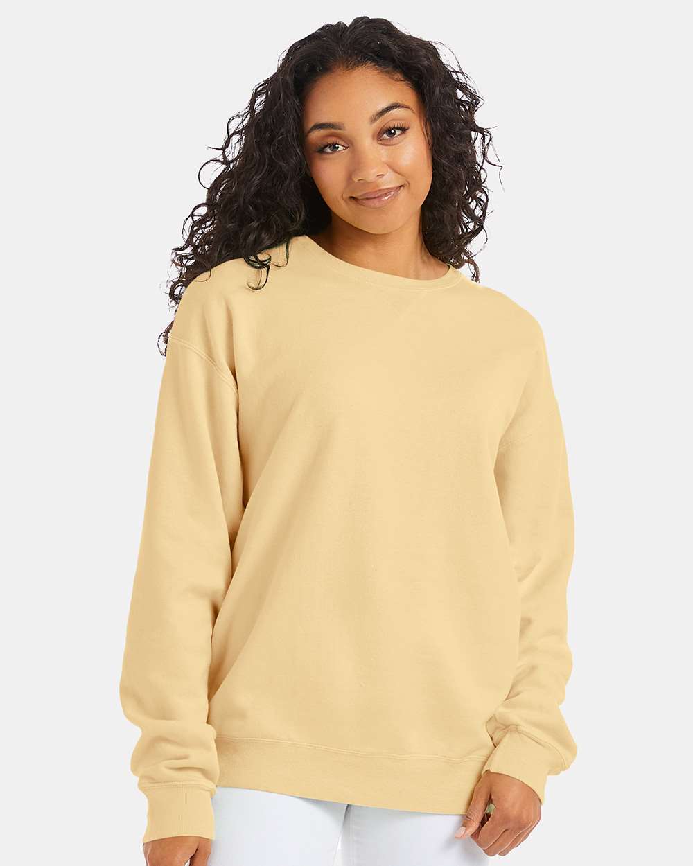 ComfortWash by Hanes-GDH400-Garment-Dyed Crewneck Sweatshirt - Image 140